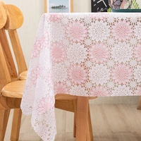 table cloth waterproof oil proof wash free table mat rectangular coffee table cloth pastoral pvc plastic cloth heat tolerant
