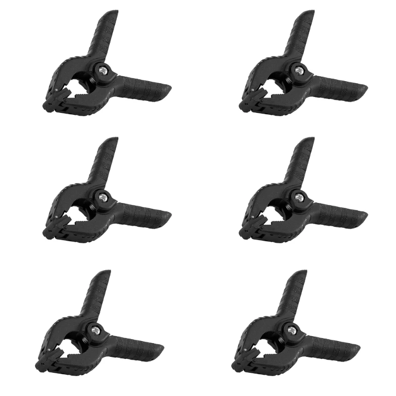 

6Pcs Photo Studio Photography Background Clip Heavy Duty Muslin Clamps Backdrop Dropship
