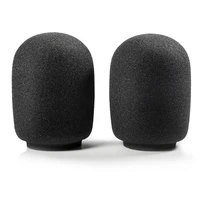 2pcs filter windscreen microphone sponge foam cover for shure pga27 pga 27 sm7b sm 7b mic replacement sponge cover