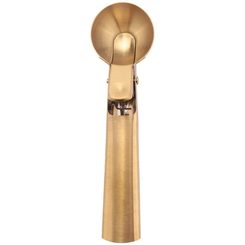 

Ложка для мороженого с триггером, ложка для мороженого из нержавеющей стали, ложка для мороженого, посудомоечная машина для йогурта, мороженого