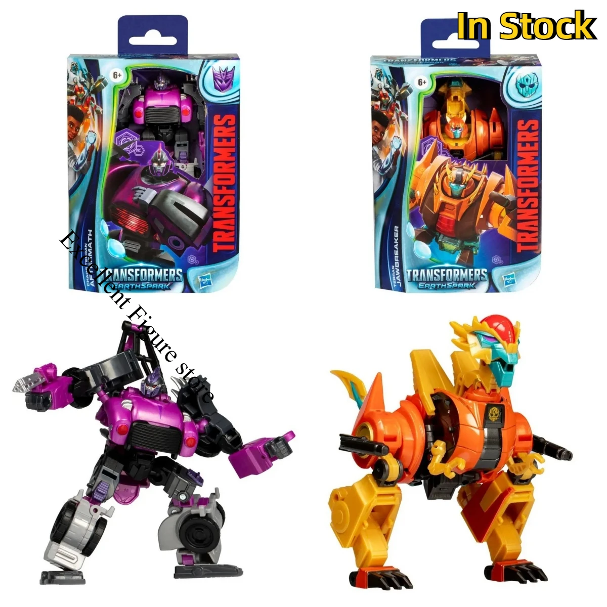 Трансформированные игрушки Hasbro Transformers KO Earthspark Aftermath Hard Candy Робот Игрушка