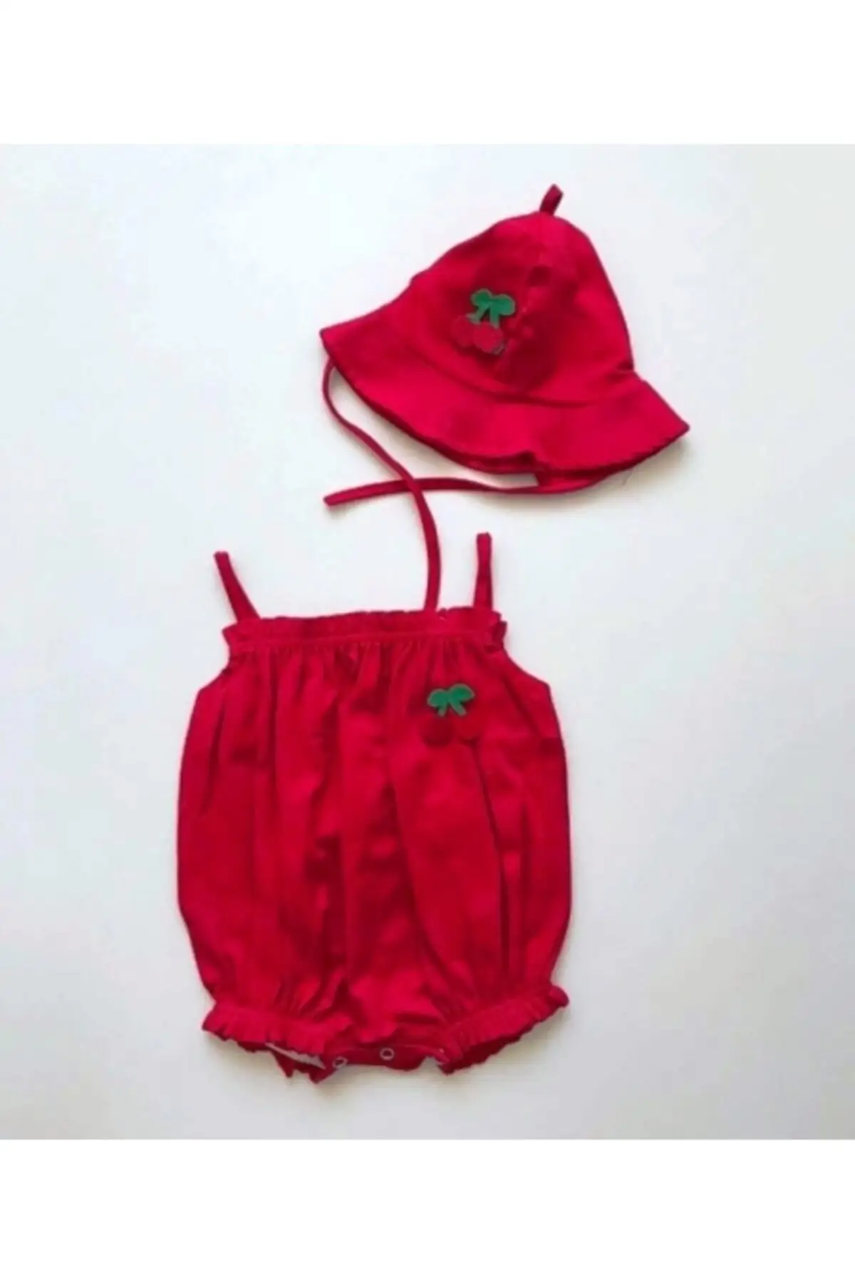 

Хлопковая детская одежда для новорожденных мальчиков и девочек в шапке-вишни