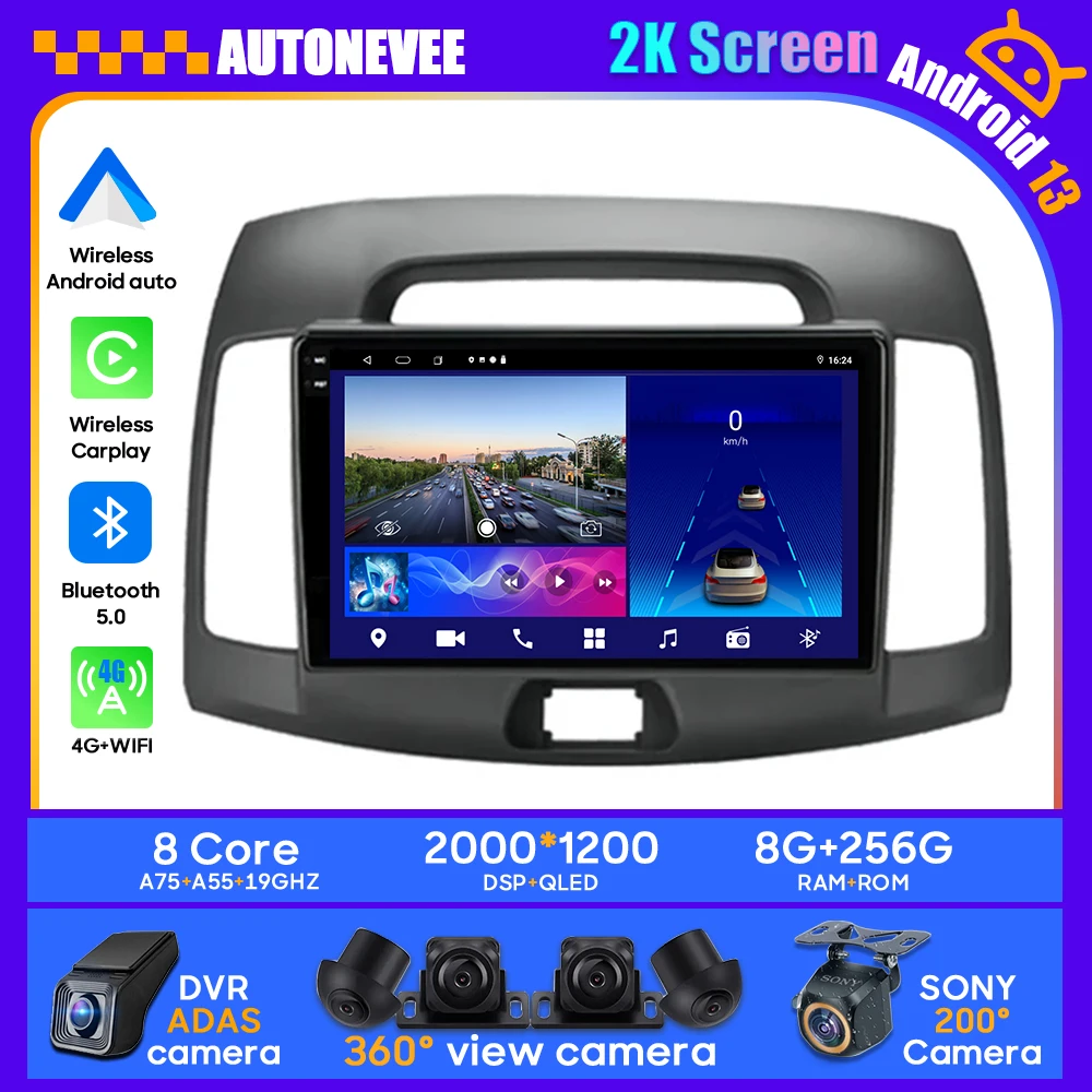 Автомобильный GPS-навигатор для Hyundai Elantra 4 HD 2006-2012 радиоприемник мультимедийный