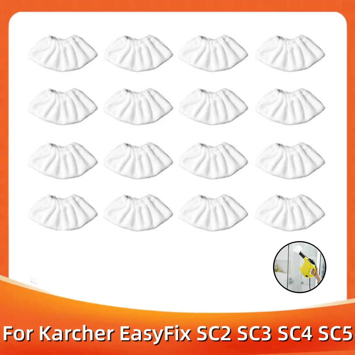 

Steam Mop Cloth Cleaning Pad Cloth Cover Rags Replace Accessories For Karcher EasyFix SC2 SC3 SC4 SC5 Mop Cleaner Spare Parts