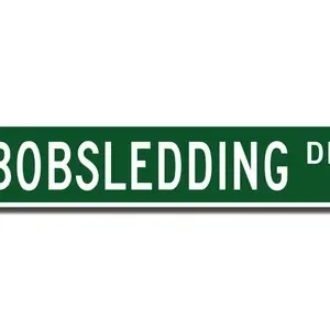 Bobsledding подарок знак бобслей бобслейдера бобслейе уличный на заказ качественный