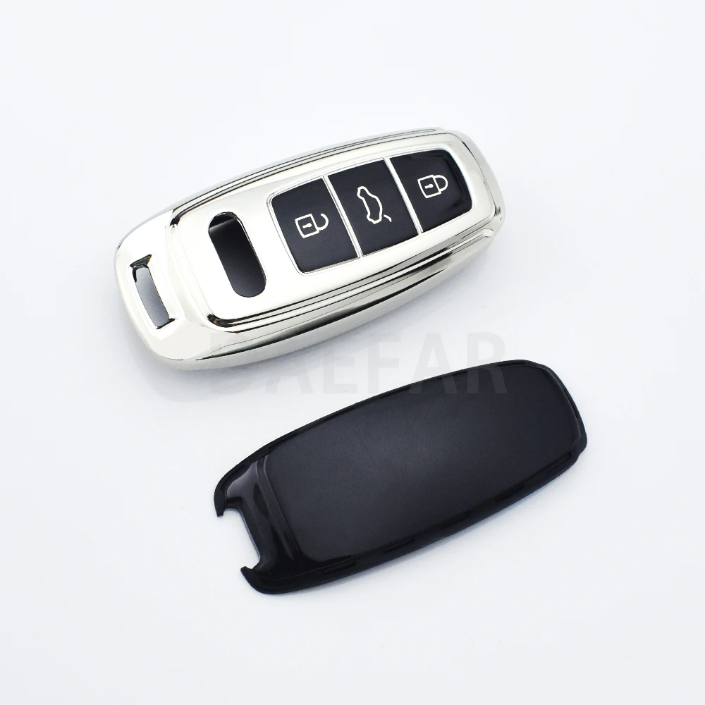 

Чехол из ТПУ для дистанционного ключа автомобиля для Audi Q5 Q8 C8 D5 SQ8 A3 A4 B9 A6 A7 4K A8 E-tronKey Protection Bag Аксессуары