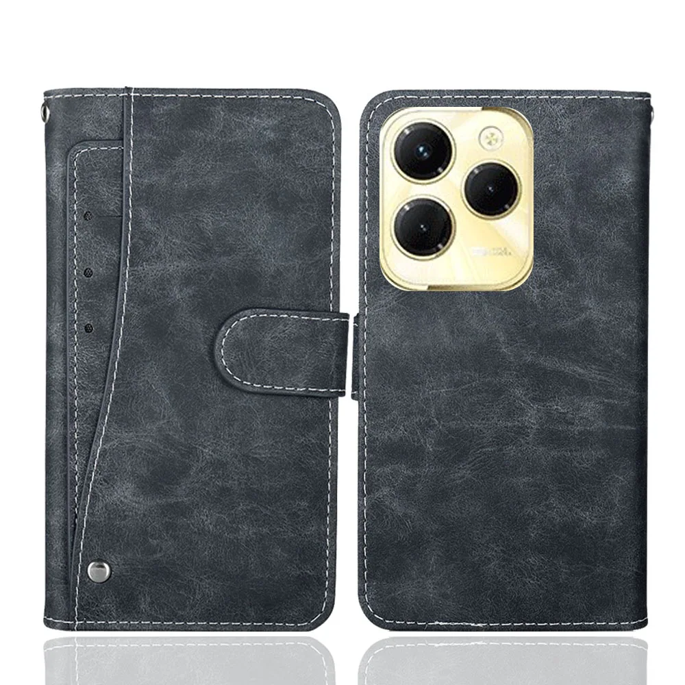 Кожаный кошелек Infinix Hot 40 Pro Free Fire Case модный роскошный защитный чехол на заказ для