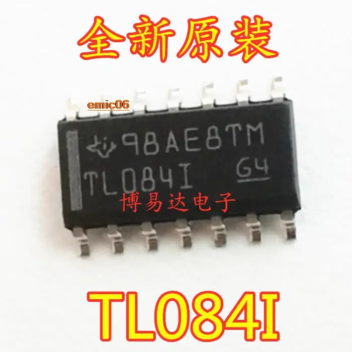 

10 шт., Оригинальные запасные части TL084I SOP14 tl084atv