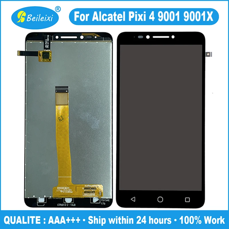 ЖК-дисплей для Alcatel Pixi 4 4G 9001 9001X 9001D 9001A 5098O 8050D | Мобильные телефоны и аксессуары