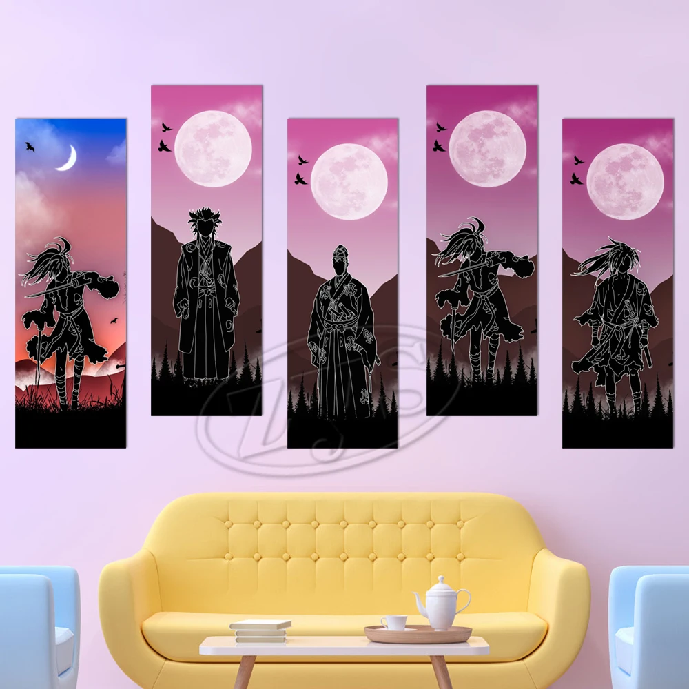 

Wallpaper PVC Print Anime Wall Art Dororo Hyakkimaru Poster Painting DIY Mural Home Decor Self-adhesive Pictures For Living Room