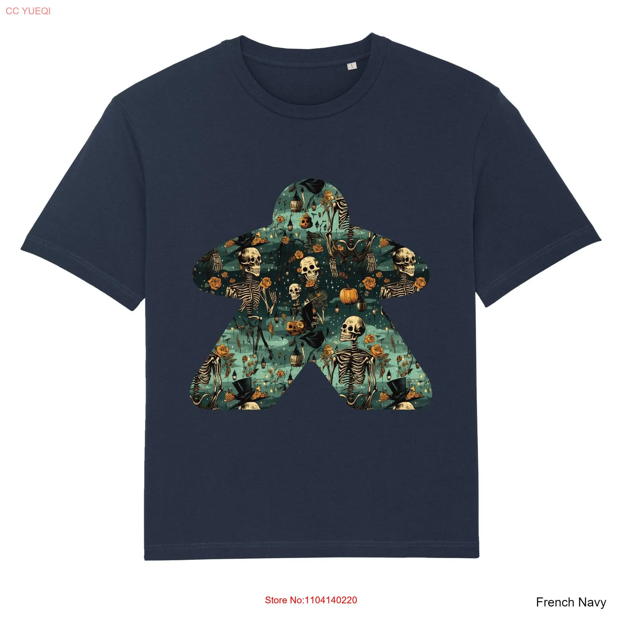 Meeple 4 настольная игра футболка художественная игральные кости Уникальные черные