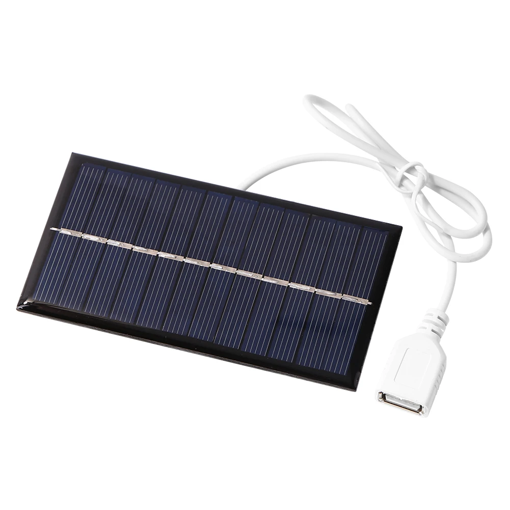 1W 6V Portable Solar Panel Mini DIY Solar System for Phone Power Bank Fan Cell