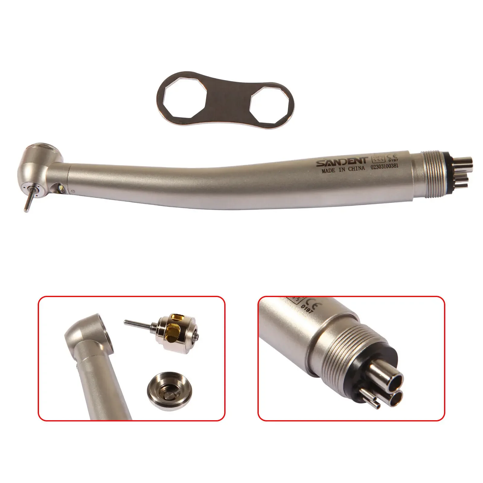 NSK Стиль Электронный генератор Стоматологический светодиодный оптоволоконный