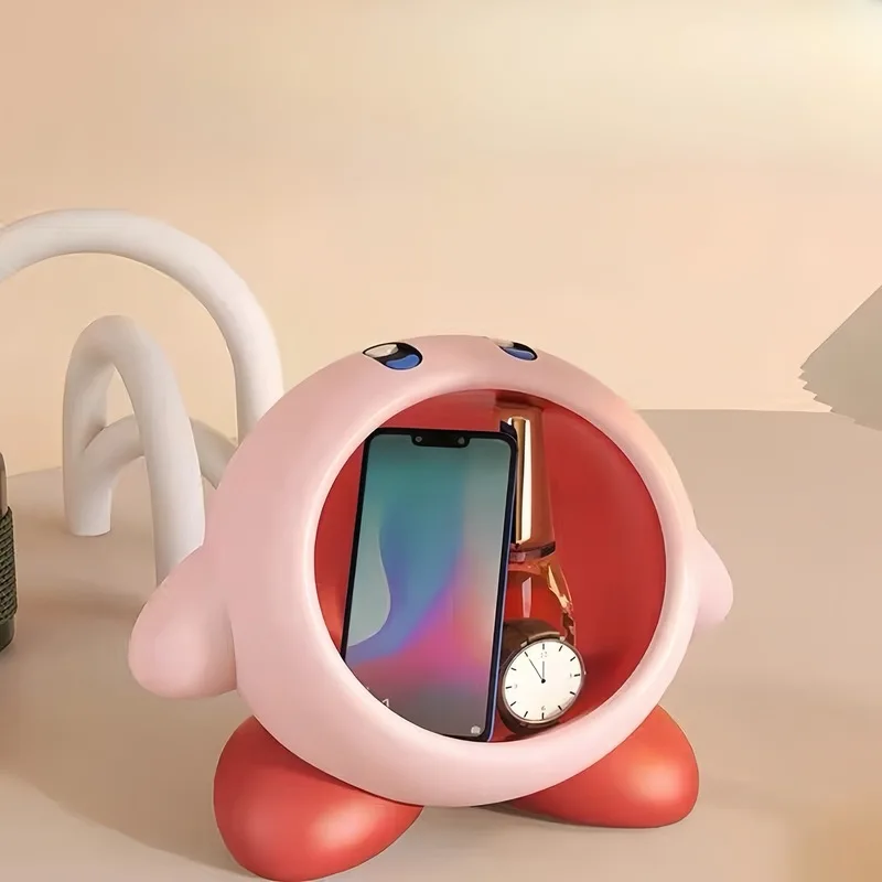 Фото Стильный креативный органайзер для ключей Kirby, милый настольный декор из смолы, держатель для ключей и украшений, подарок на новоселье или день рождения №4
