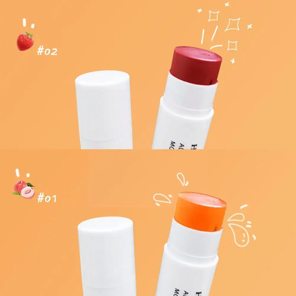 

1pcs Color Changing Lipstick Orange Waterproof Moisturizer Care Protect Lasting Nourish Balm Makeup Lips Cosmetic Lip Long S8u8