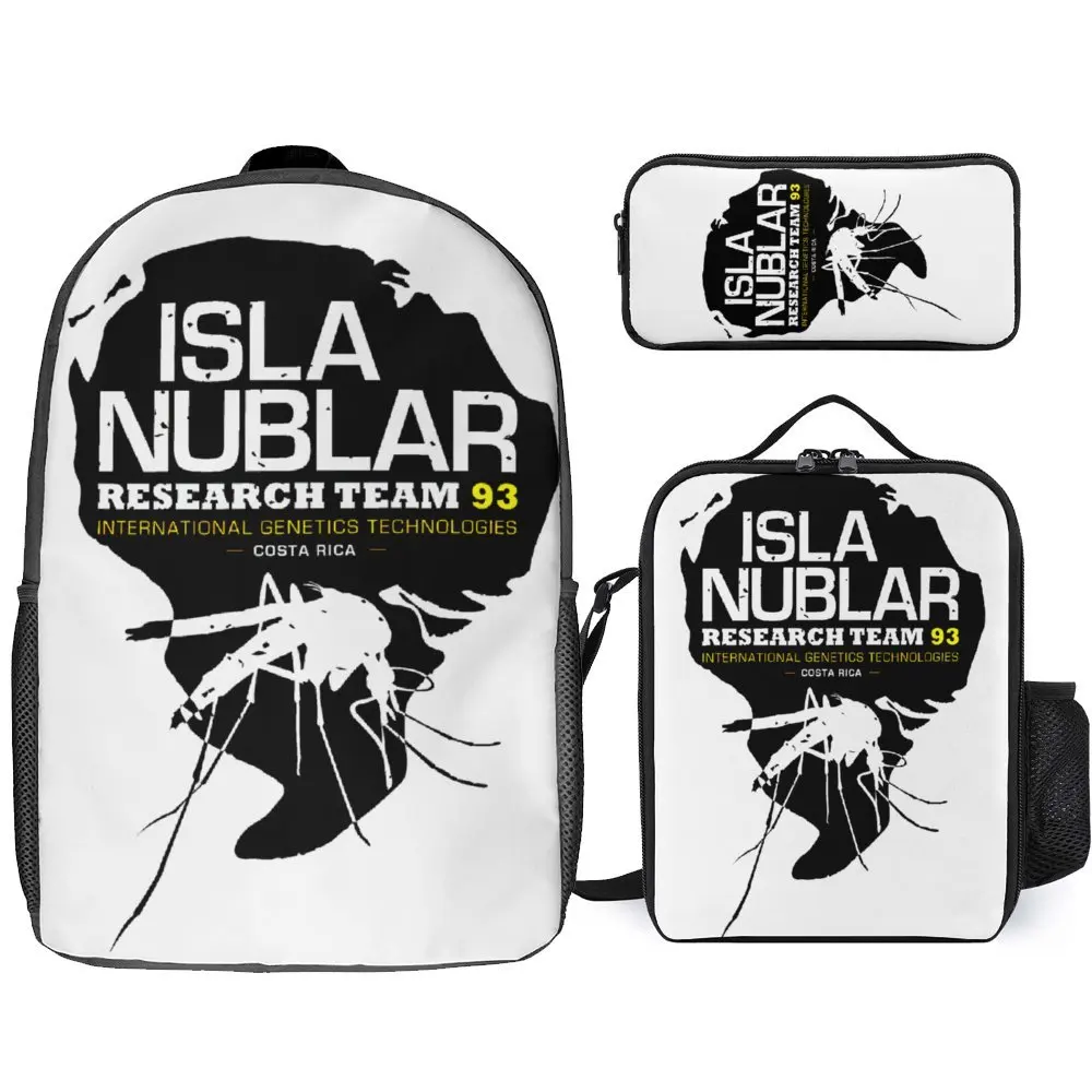 Набор 3 в 1 17-дюймовый рюкзак сумка для ланча ручек Исла нублар исследовательская