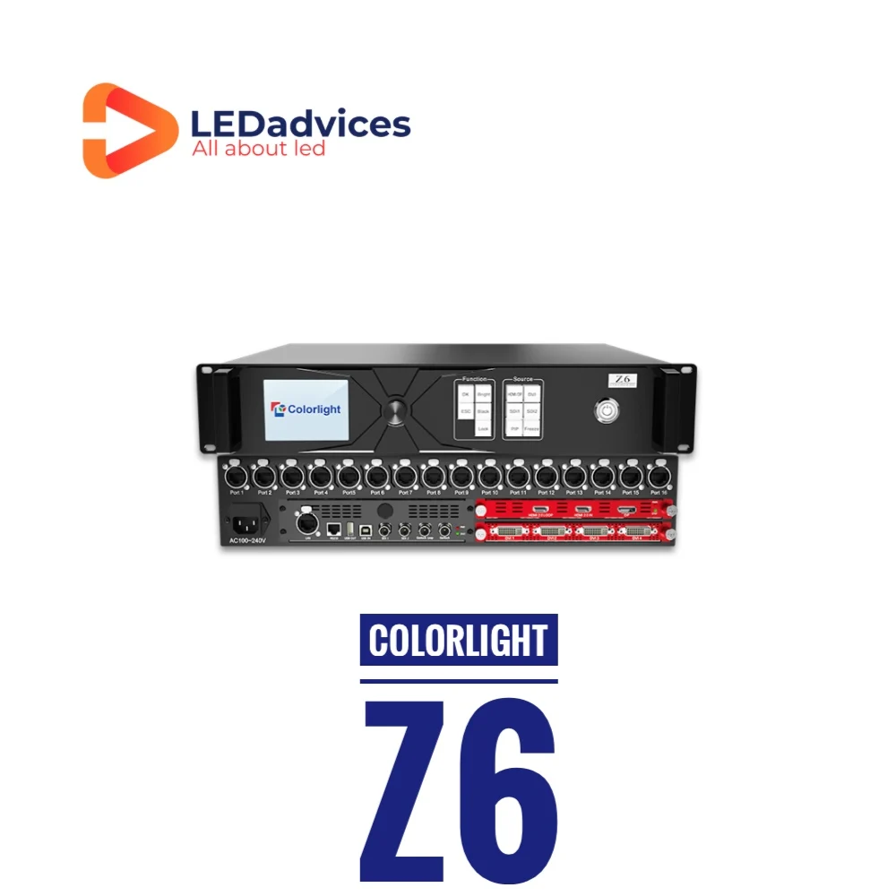 Суперконтроллер Colorlight Z6 4K UHD и HDR для светодиодного экрана высококачественный