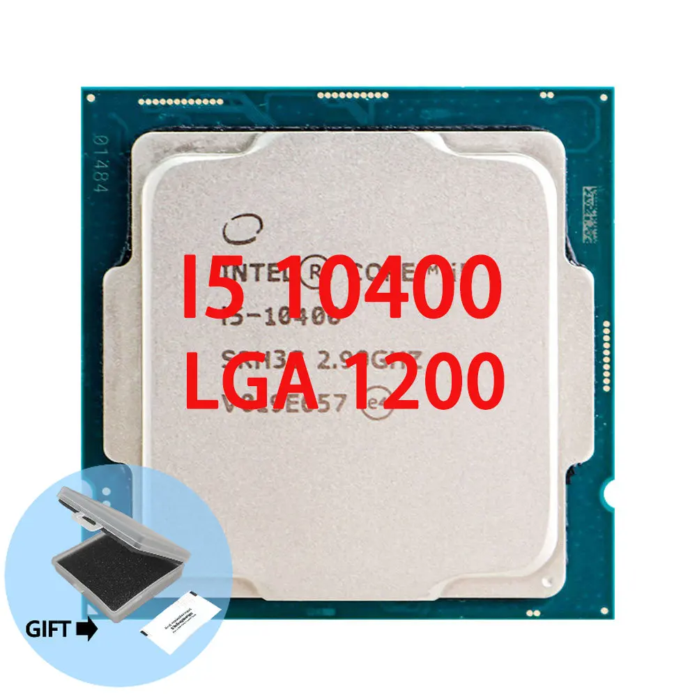 

Intel Core i5-10400 i5 10400 Processor L2=1.5M L3=12M 65W 2.9 GHz Six-Core Twelve-Thread CPU LGA 1200