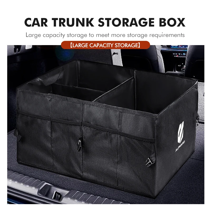 Автомобильный многофункциональный ящик для хранения из ткани Оксфорд большой