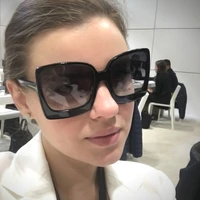 brand sunglasses women luxury designer t fashion black cat eye oversized sunglasses female gradient sun glasses oculos b55