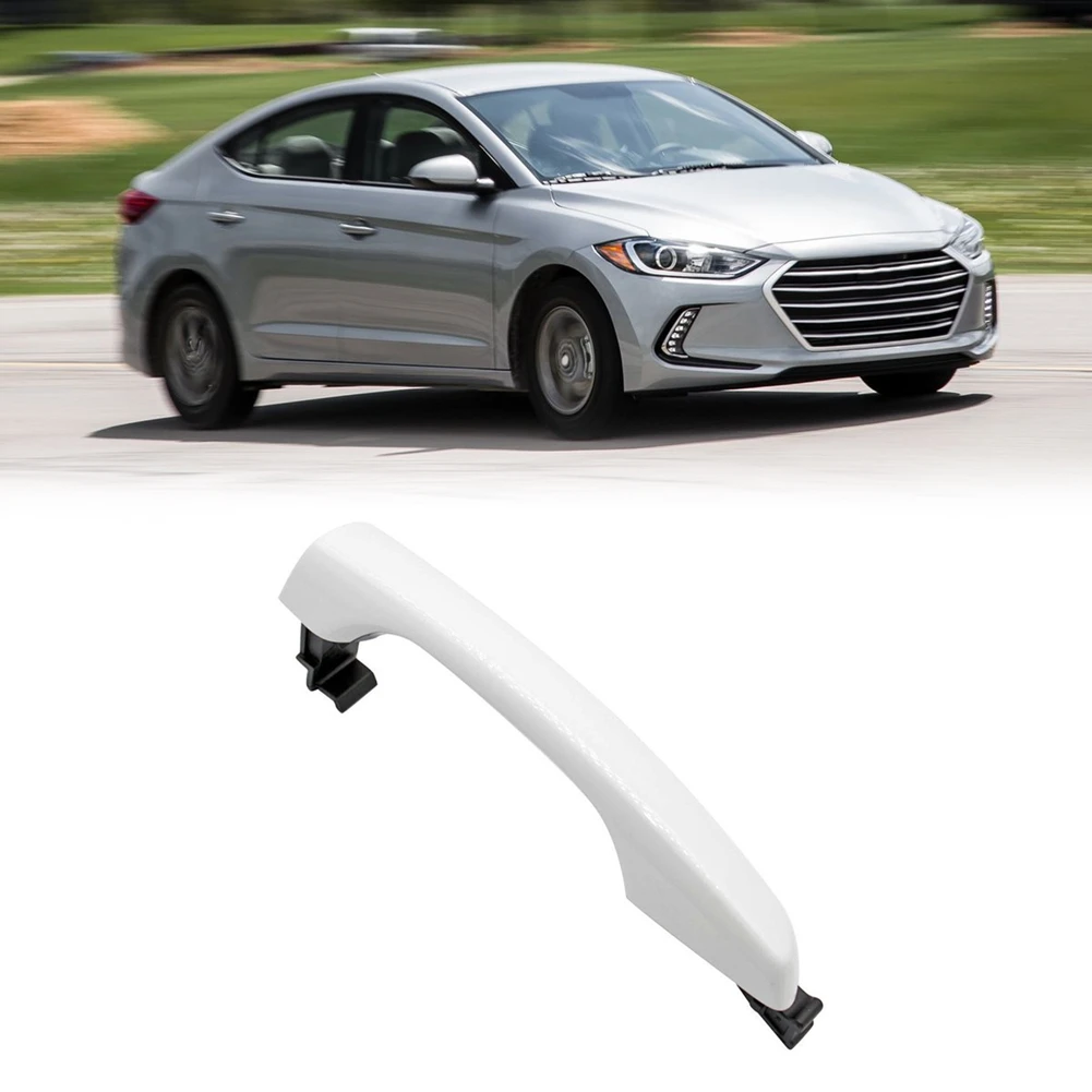 

Car Front Right Outside Door Handle White 82661-F2010 Fits for Hyundai Elantra 2017 2018 2019 2020