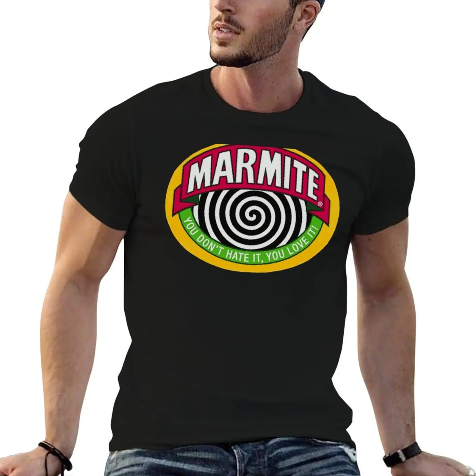 Фото Винтажная футболка Hipnosis Marmite My Mate, удобная эластичная футболка №1