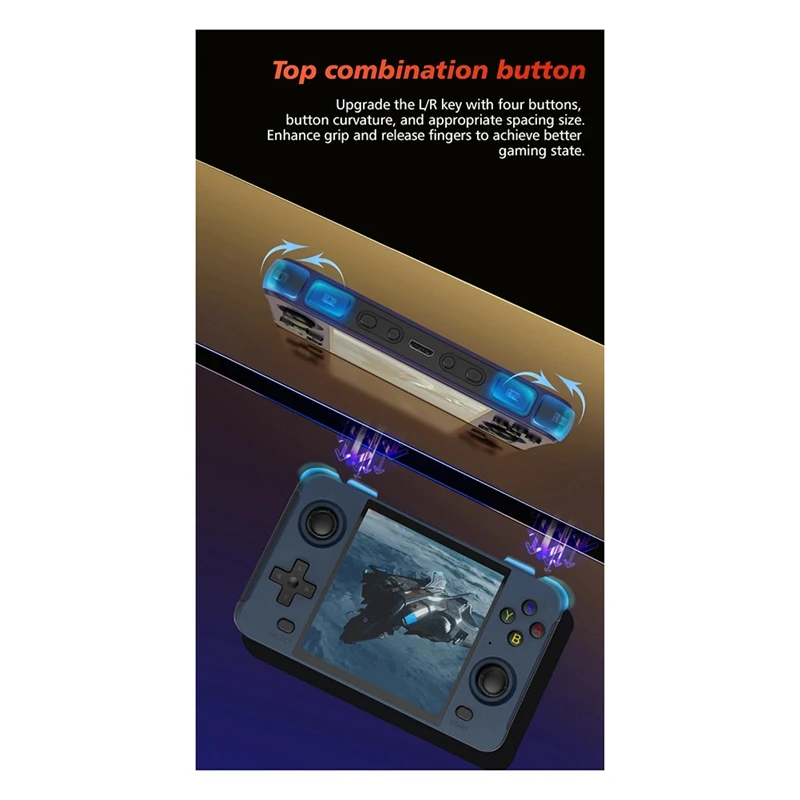 R40S Ретро игровая консоль 16 ГБ + 64 Wi-Fi BT Linux Поддержка для GBA GBC PSP PS1 N64 DC NDS ARCADE Simulator