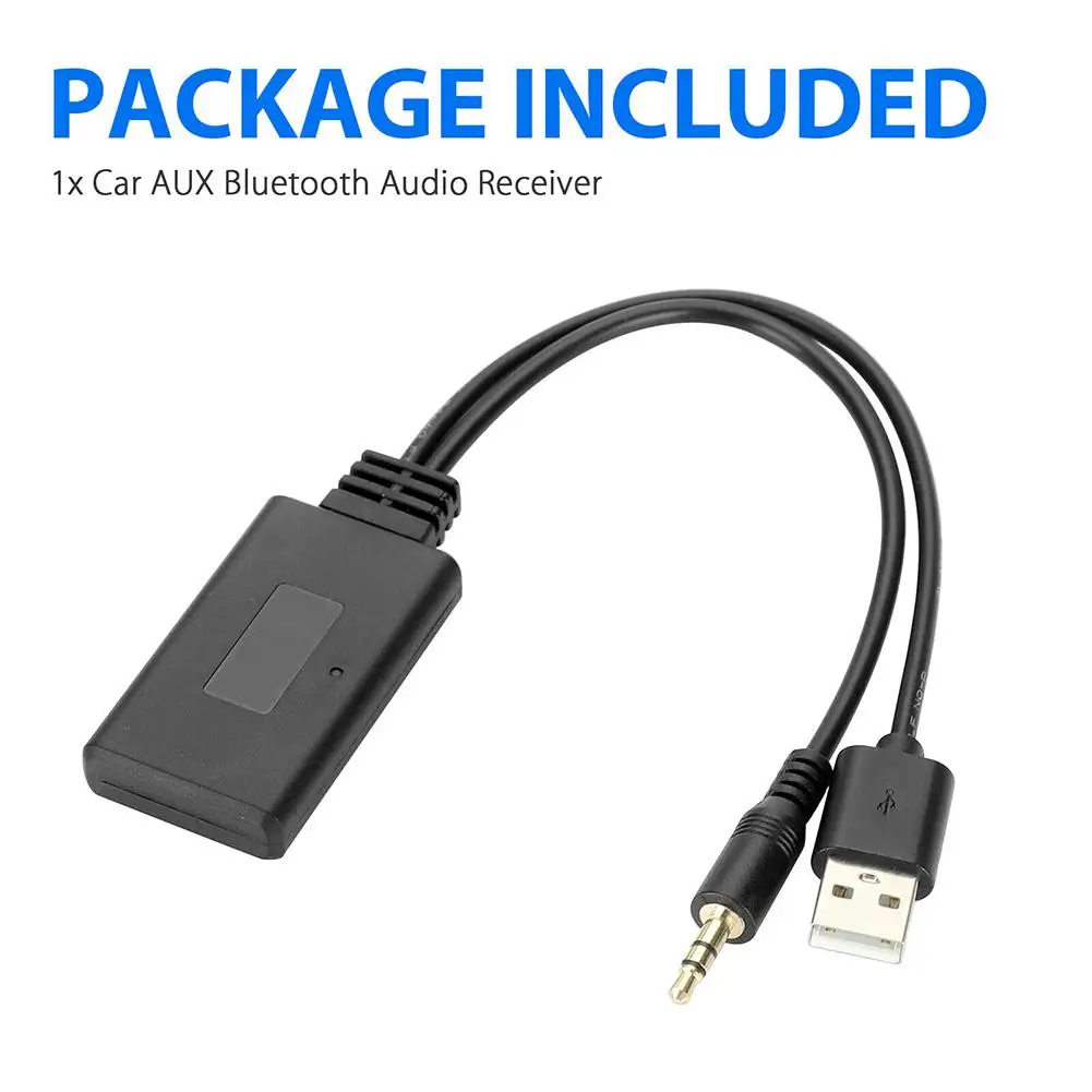 

Автомобильный аудиоприемник Aux Bluetooth-совместимый с Usb Hi-Fi беспроводной адаптер для передачи музыки автомобильные аксессуары
