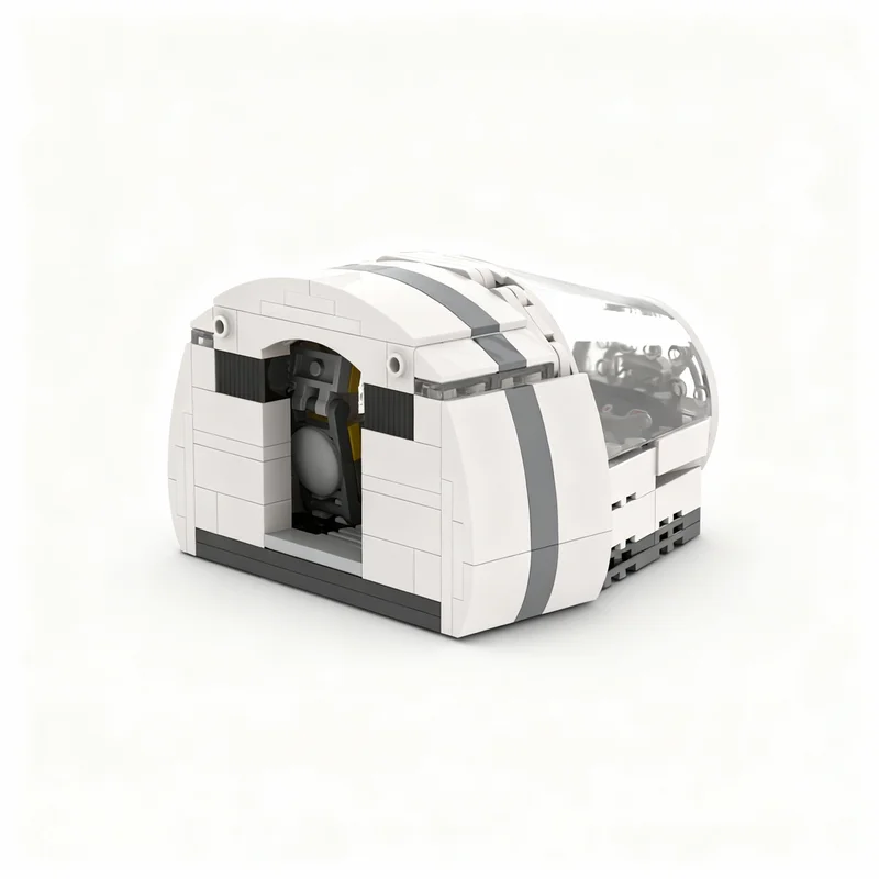 Фото 202 детали MOC Solo Falcon Cockpit с лобовым стеклом, серия Star Battle Ultimate Collector, модель из строительных блоков, подарок на день рождения, 3D-образование №2