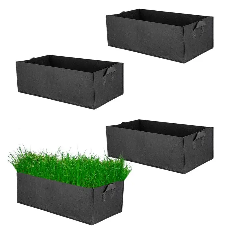 

Многофункциональные мешки для выращивания растений, многоразовые садовые пакеты для выращивания растений из ткани, контейнер для балкона, двора, садоводства