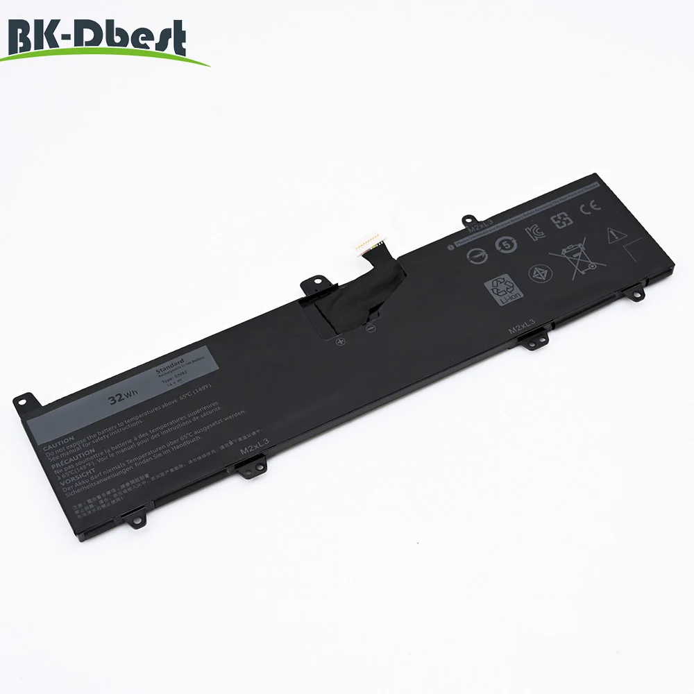 Аккумулятор для ноутбука BK-Dbest OJV6J совместим с Dell Inspiron 3179 3180 3162 3164 3168 Series Notebook 8NWF3