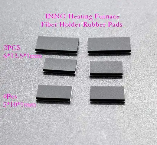 Rubber Pads For INNO Fiber Funsion Splicer IFS-15 IFS-10 IFS-15M 15T 15H 55 V3 V5 V7 Heating Furnace Fiber Holder  Rubber Pads