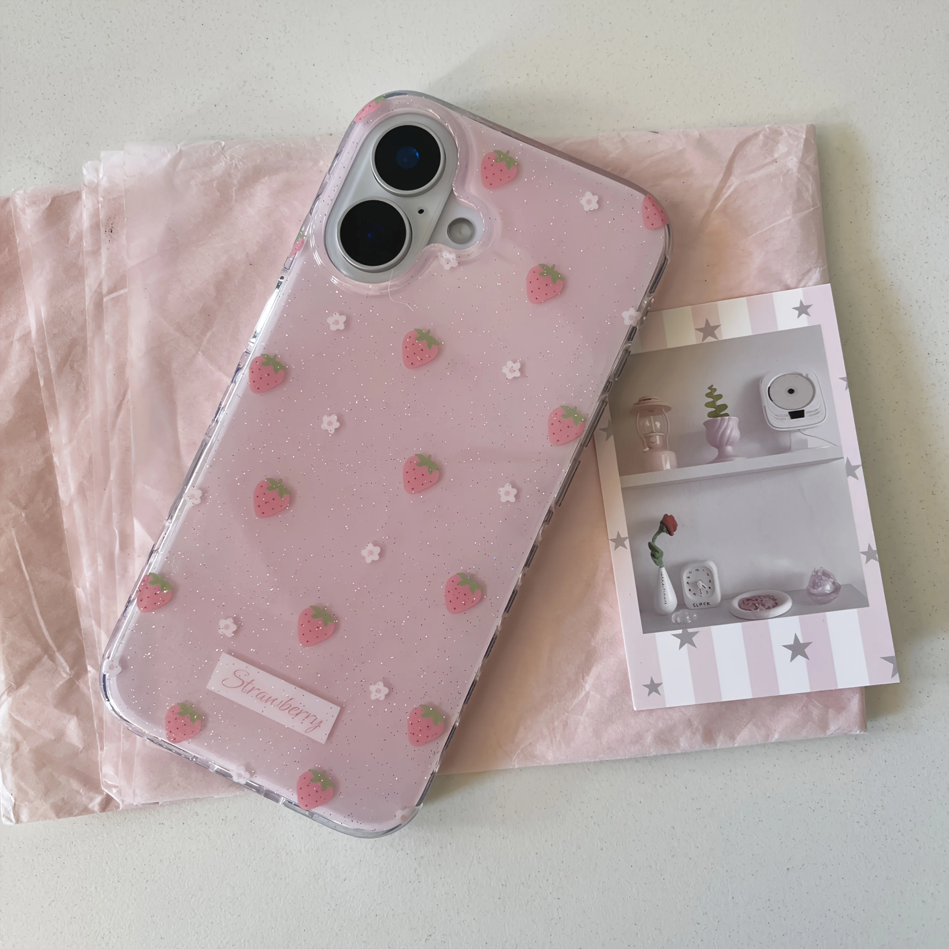Фото Чехол для телефона INS Cartoon Straberry для Samsung Galaxy A17 A07 A56 A36 A26 A73 A72 A55 A54 A53 A52 A34 A33 A32 A23 A14 A13 4G 5G №2