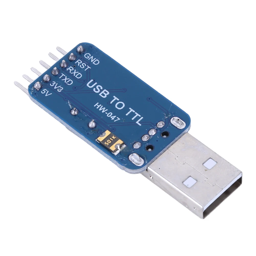 PL2303 Последовательный модуль USB-TTL 6-контактный USB-последовательный адаптер с