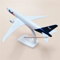 20cm metal alloy plane model fedex express airlines boeing 777 b777 airways airplane model w stand diecast aircraft gift