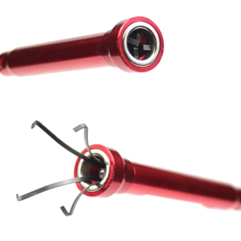 

Claw Magnetic Pick-up Tool 4 Claws with Bright LED Light Flexible Spring Magnet