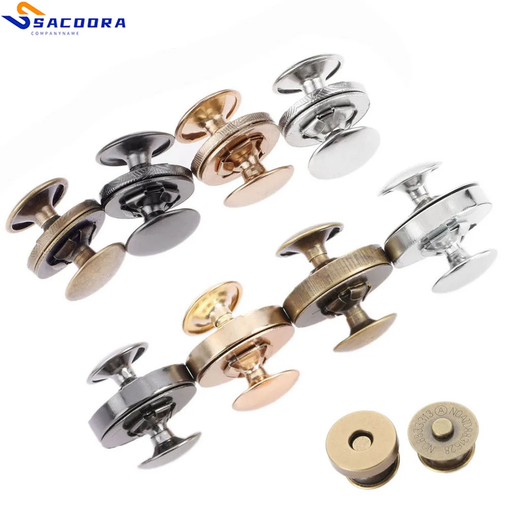 10 комплектов Металлическая магнитная Детская сумка с защелкой кошельки сумочки