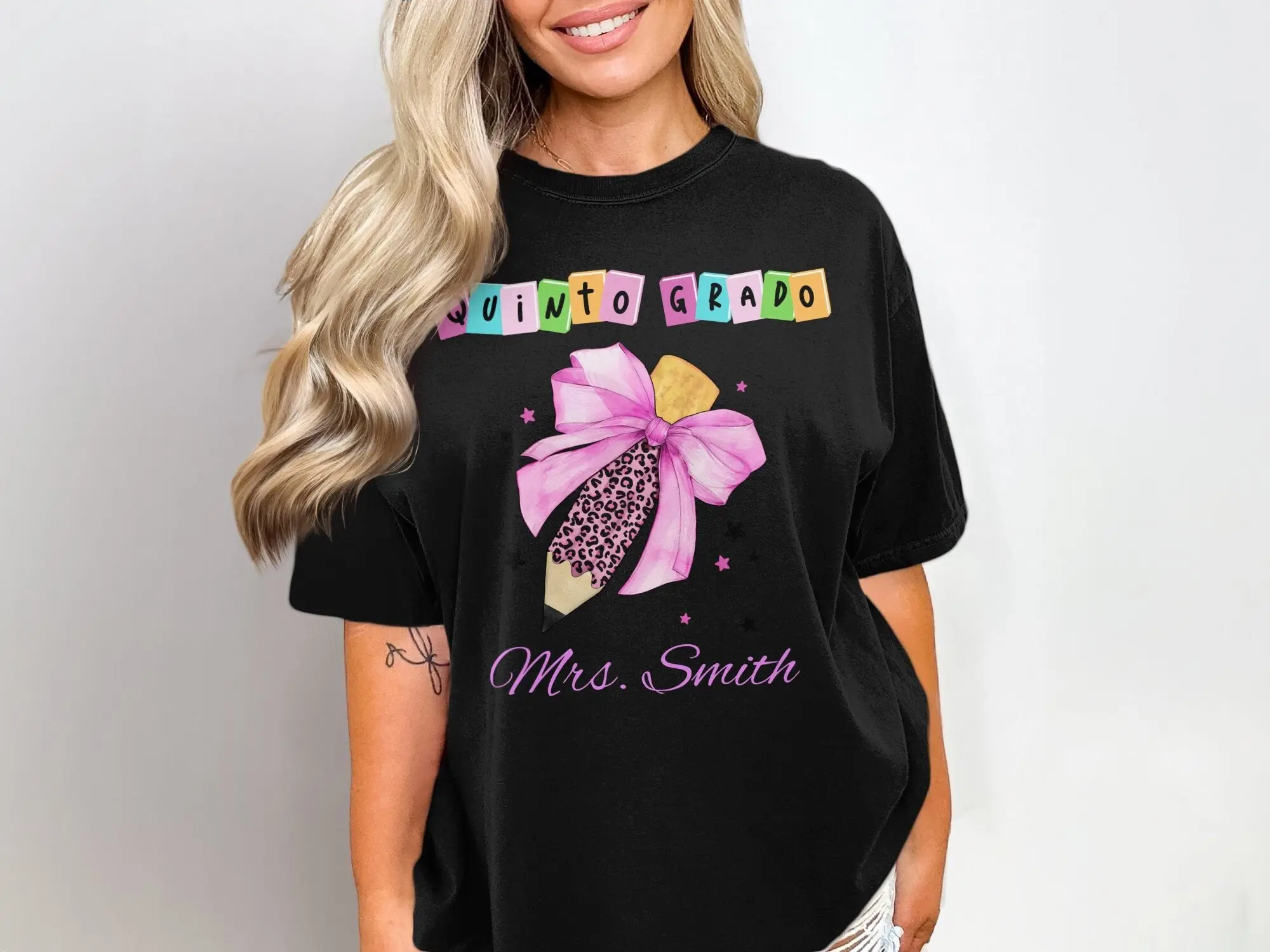 Футболка Quinto Grado с изображением учителя испанского языка