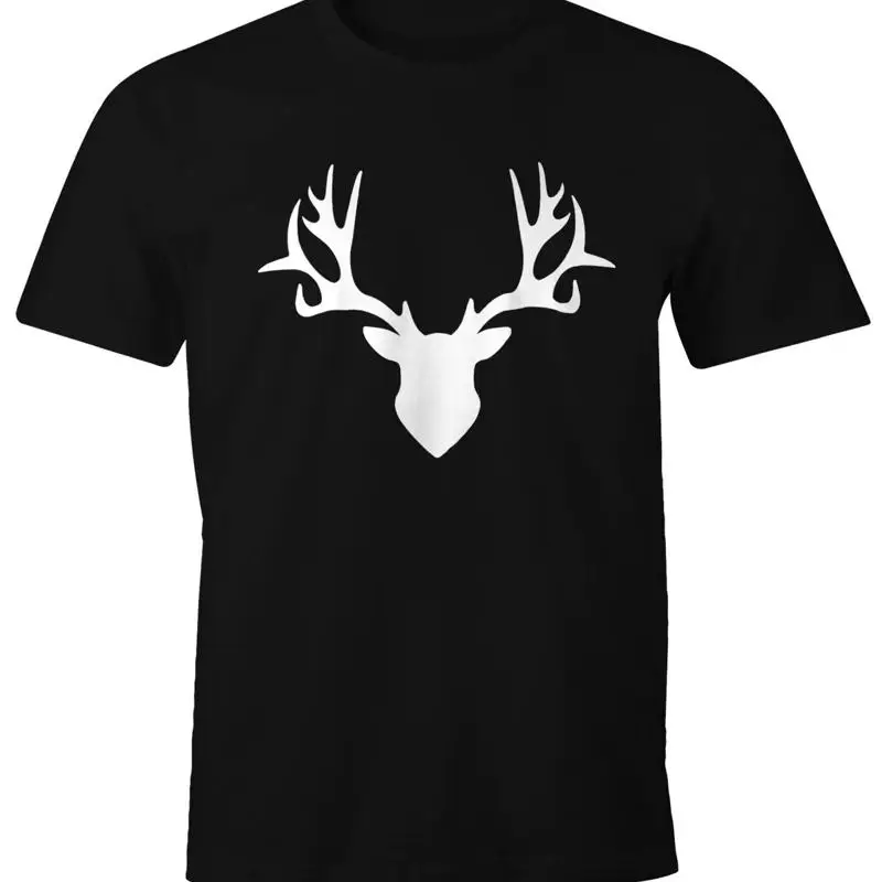 Фото Мужская футболка с рогами оленя FunShirt Moonworks ® №1