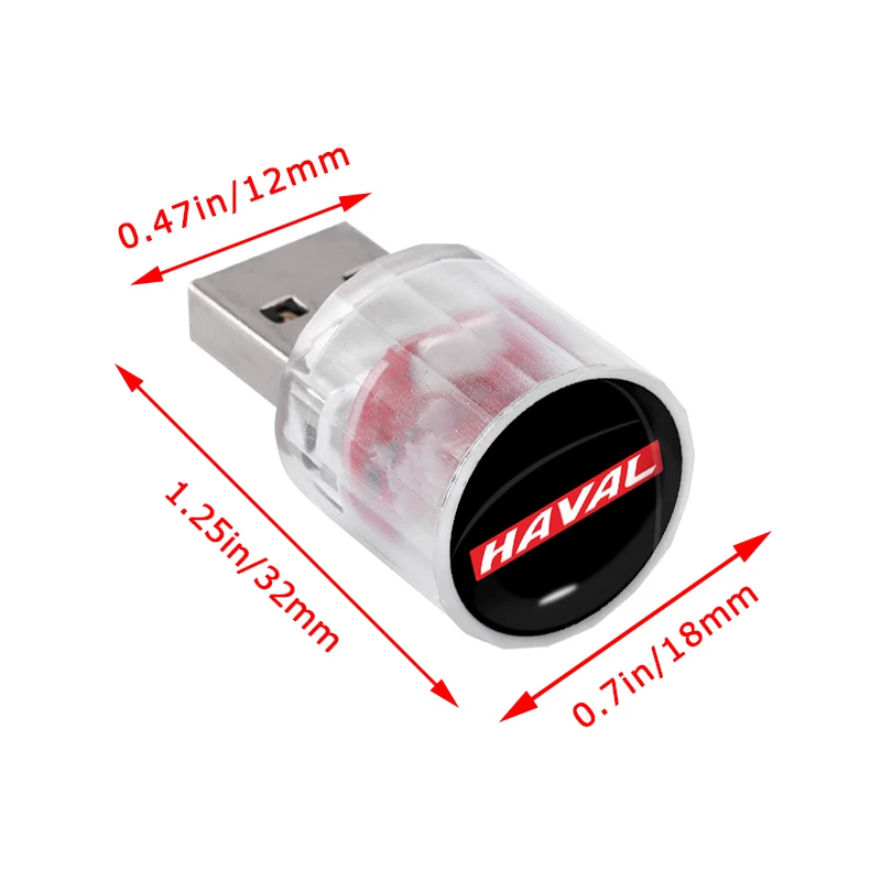 Автомобильный светодиодный атмосферный мини-светильник с USB декоративная лампа