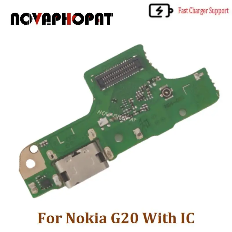 

Novaphopat For Nokia G20 USB Dock Charging Port Plug Charger Microphone MIC Flex Cable Board Fast Charger