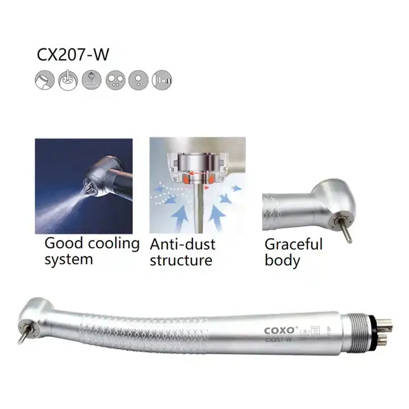 COXO CX207-W стоматологический высокоскоростной наконечник
