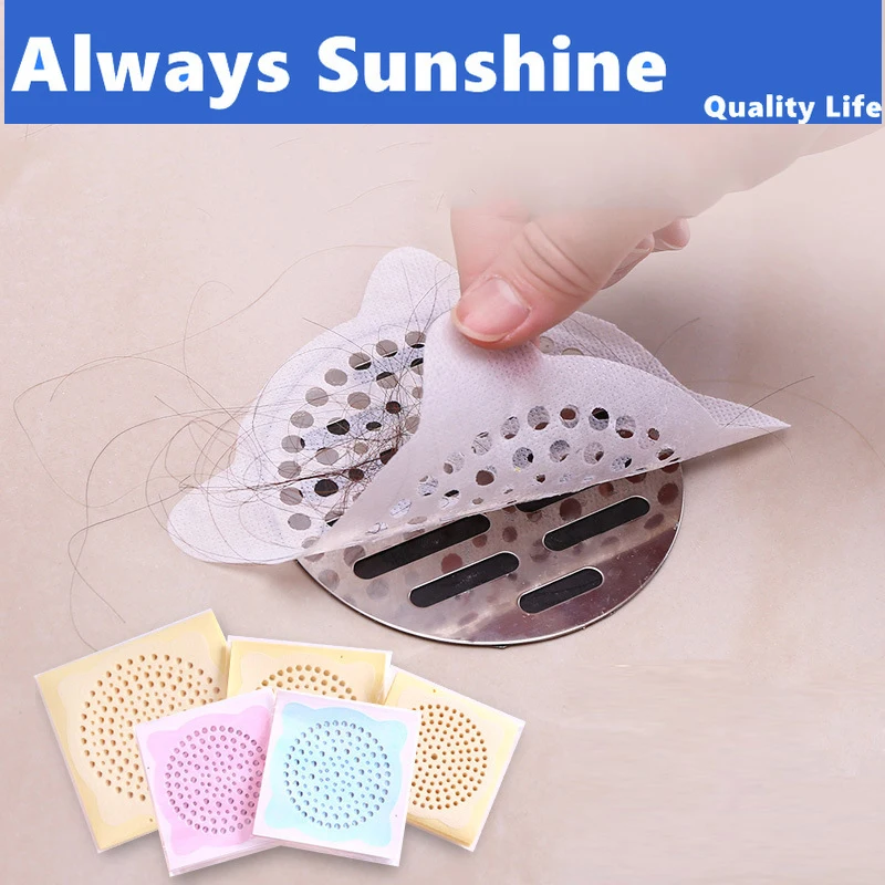 Новая одноразовая сливная наклейка для душа s против засора одноразовый фильтр