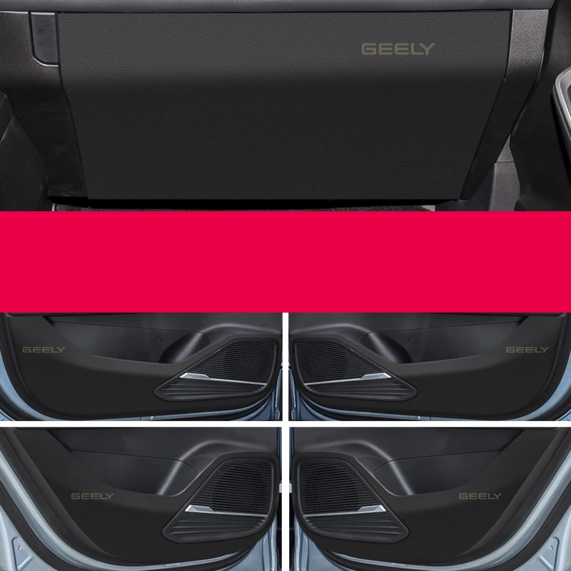 

Для Geely Cityray 2024 2025 автомобильный Стайлинг, кожаная накладка на дверь, защита от ударов, боковая кромка, защитная пленка, наклейки, автоаксессуары
