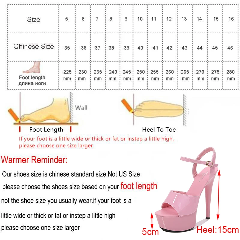 Женские босоножки на высоком каблуке платформе 15 см |