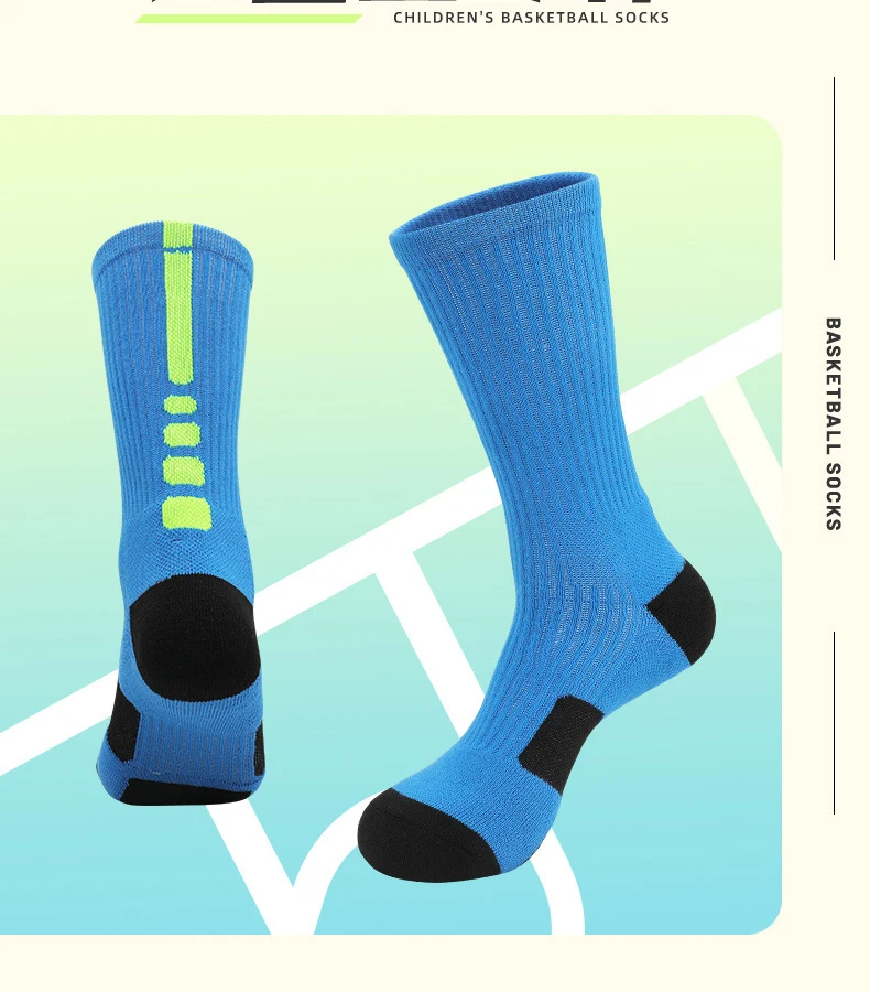 Basketball Ball Boy Sock Sports Breathable Girl Compression Running Riding Cycling Basketball Biking Student Soccer Child Kid