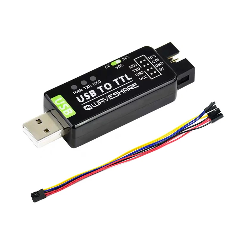 

Промышленный преобразователь USB в TTL, оригинальный, FT232RL, мультизащита, поддержка Win7/8/8.1/10/11 Mac Linux Android для программирования