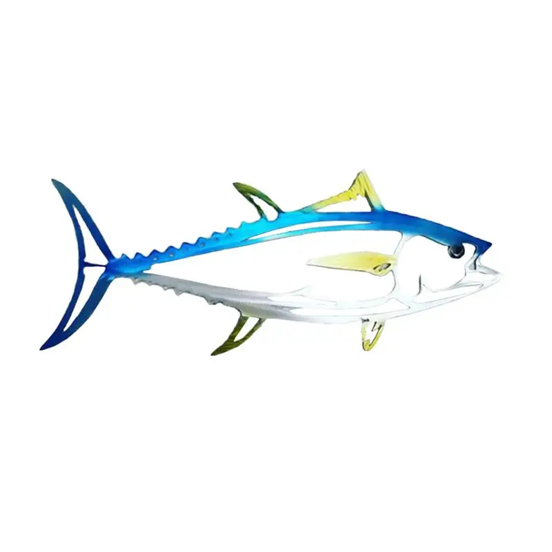 

Металлический Настенный декор в виде рыбы, художественные подвески в виде рыбы, Настенный декор для океана, моря, пляжа, моря, бассейна, ванн...