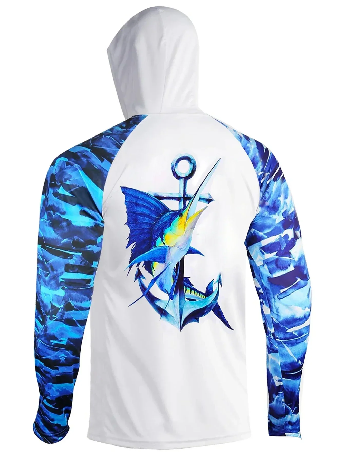 Рыболовные рубашки камуфляжная Солнцезащитная дышащая одежда для рыбалки