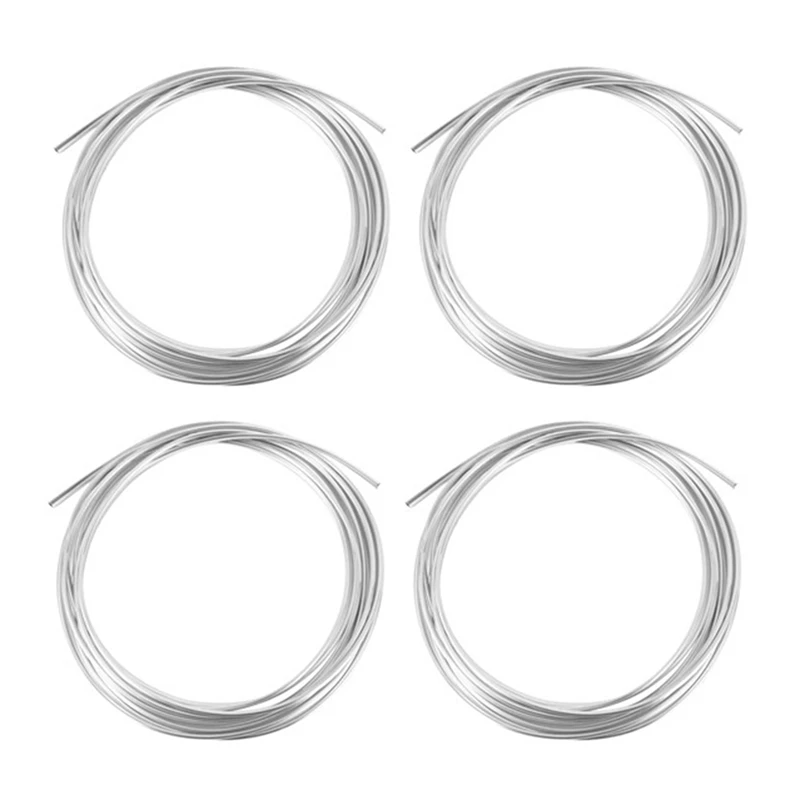 AU04-4 шт. 20 футов хромированная накладка на край двери автомобиля защитная крышка